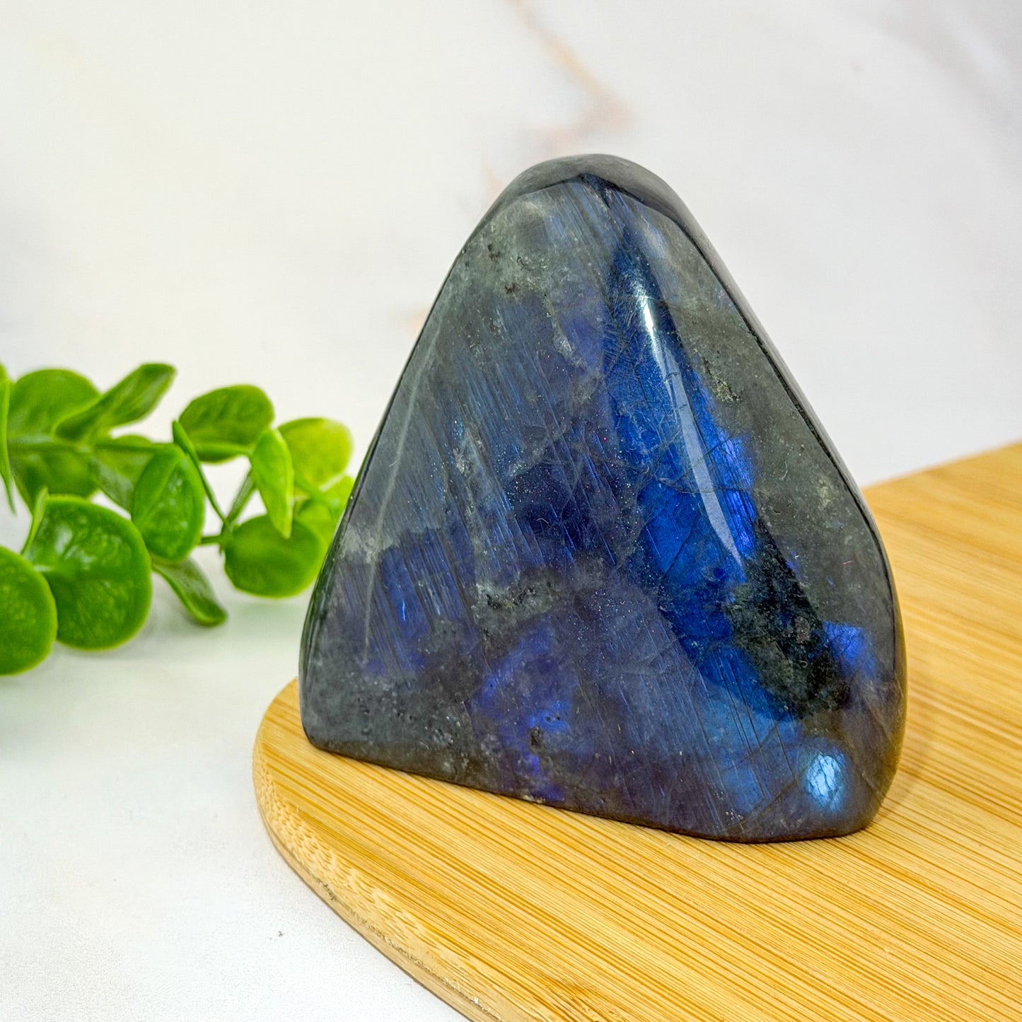 Forme libre en labradorite bleue