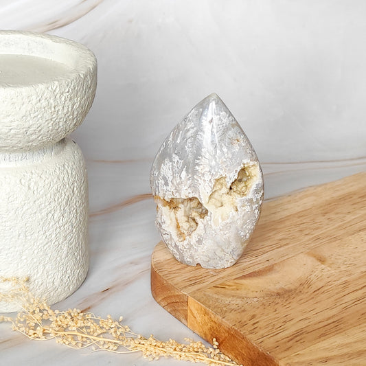 Flamme en Agate Plume