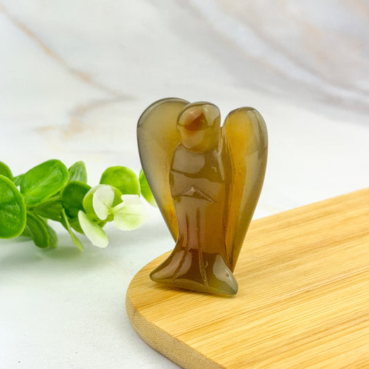 Ange en cornaline du brésil