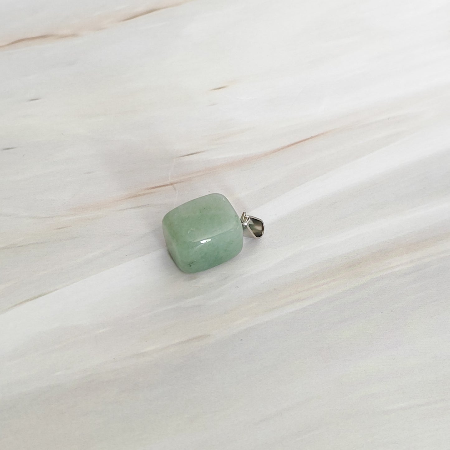 pendentif en aventurine verte