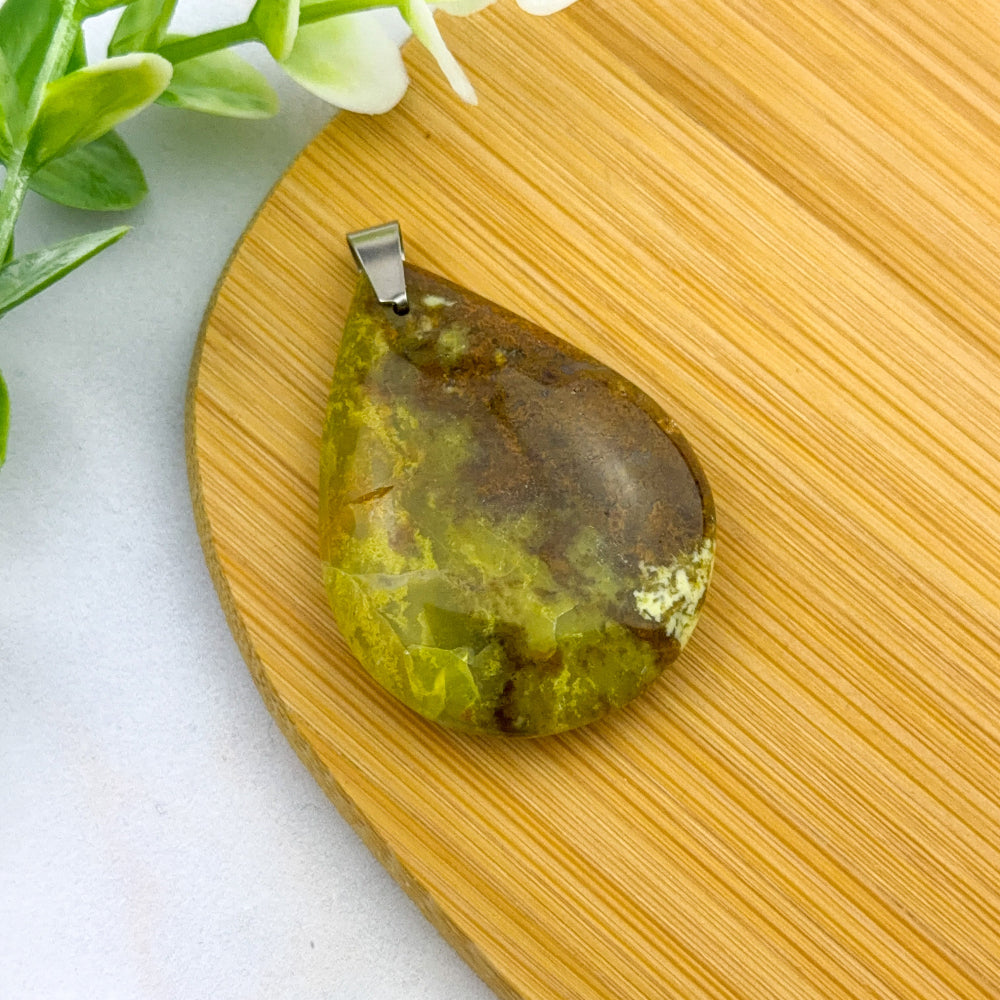 Pendentif en Opale verte