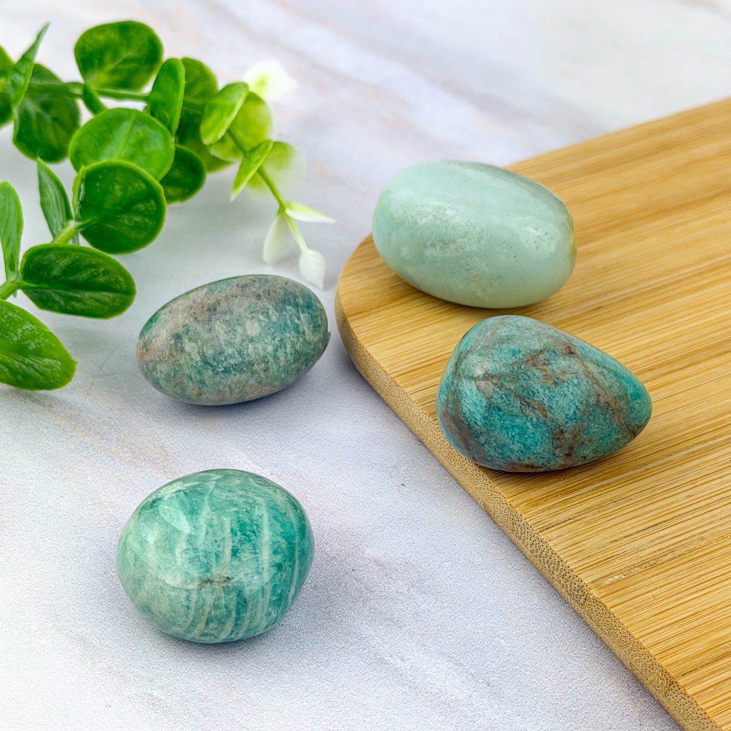 Pierre roulée en amazonite