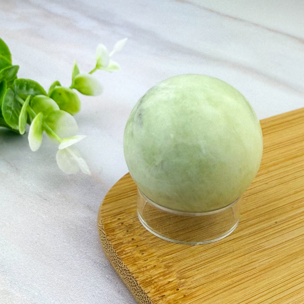 sphère en jade de chine