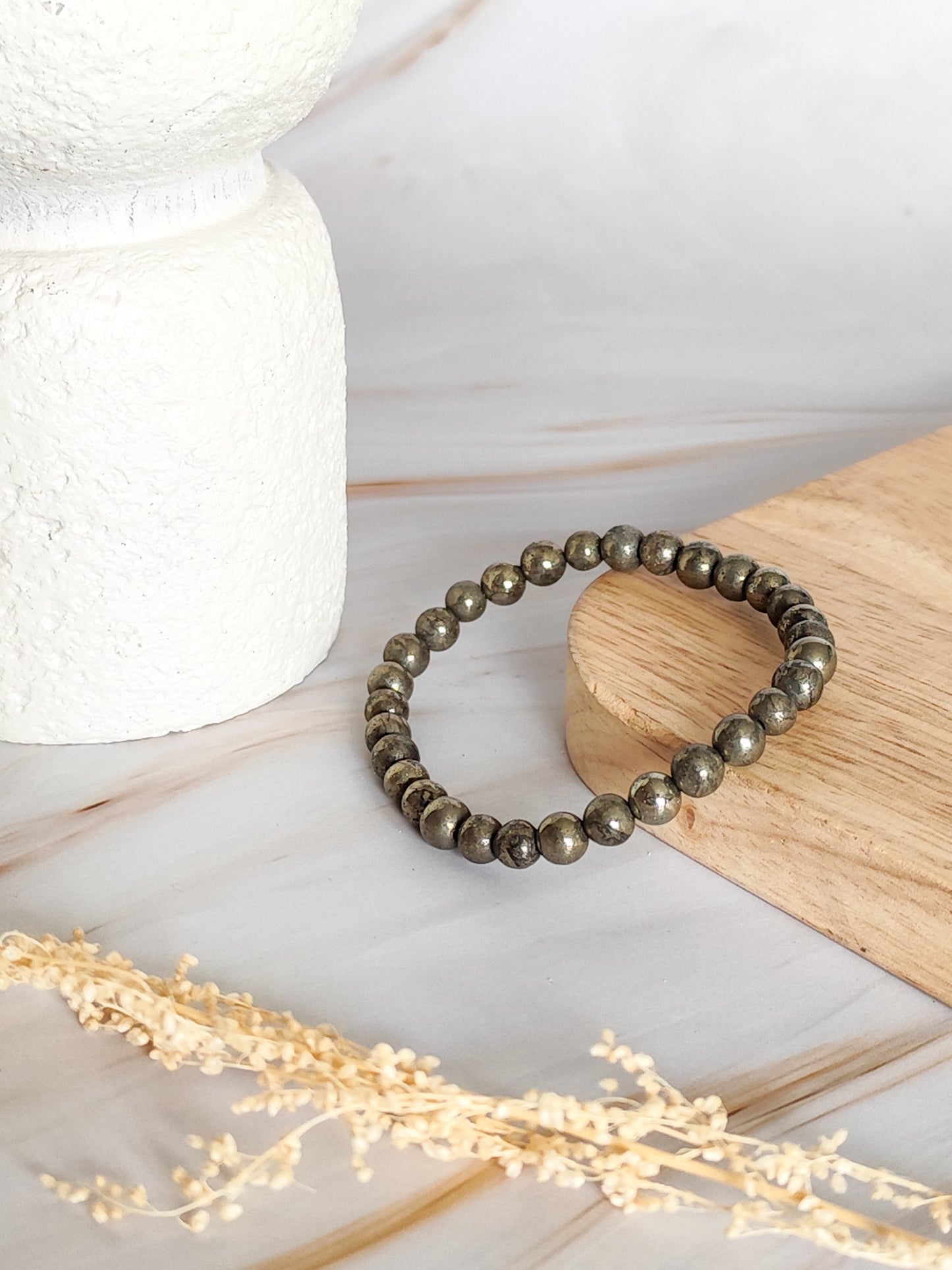 Bracelet en Pyrite