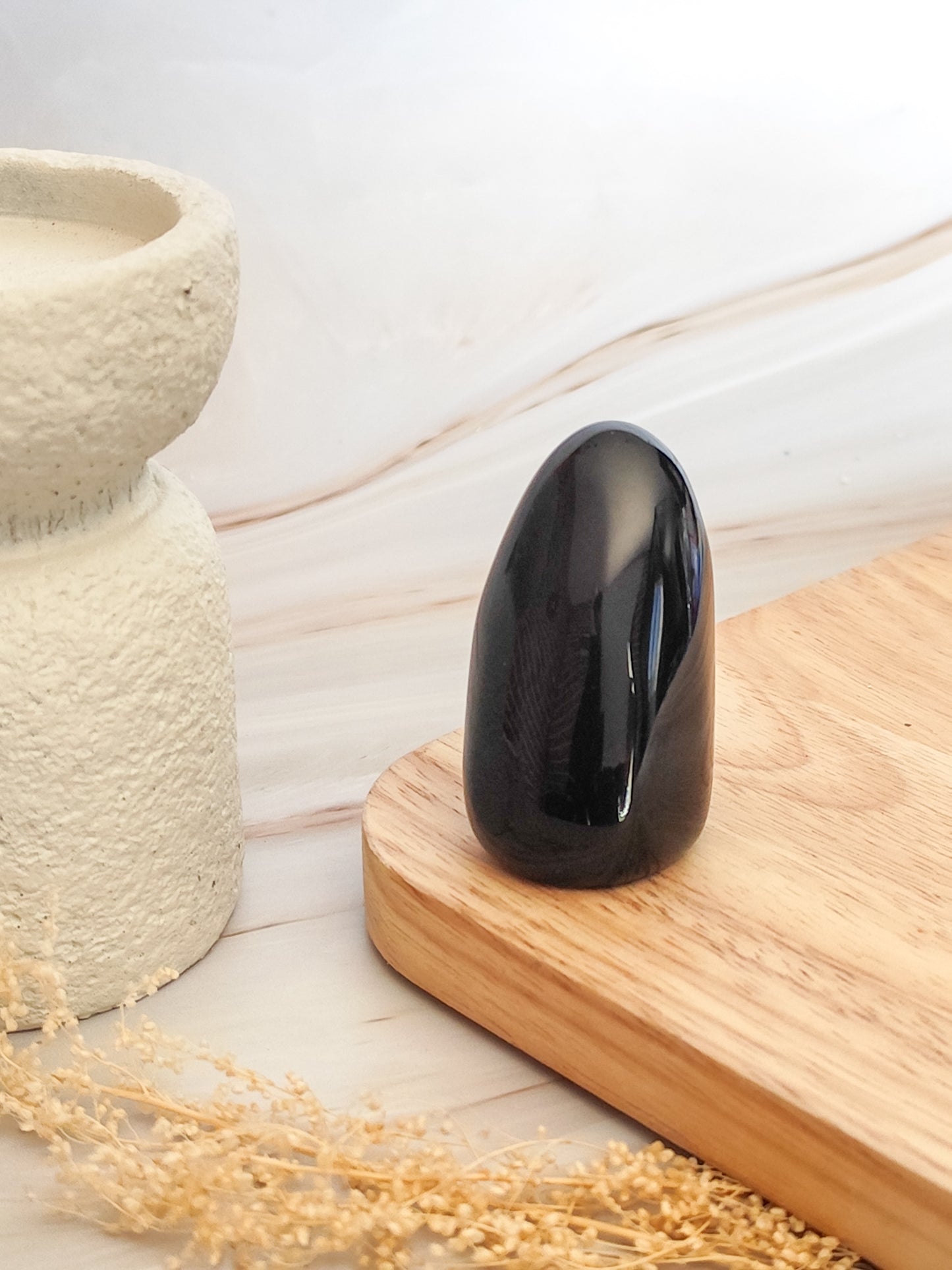 Forme libre en Obsidienne Oeil Céleste