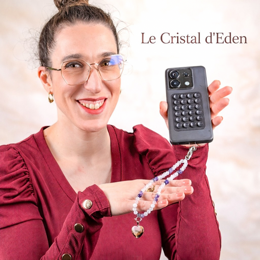Chaîne bijoux téléphone en pierres naturelles — notre histoire et notre collection
