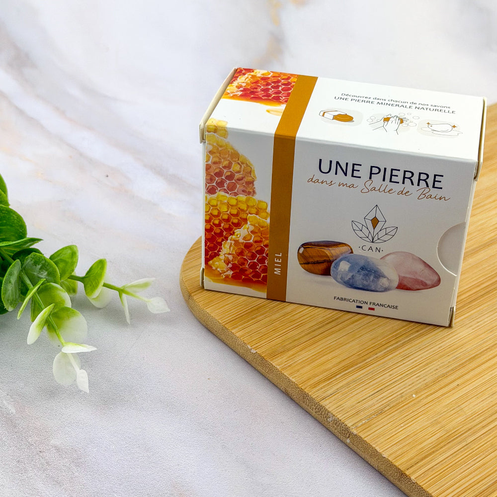 savon pierre au miel