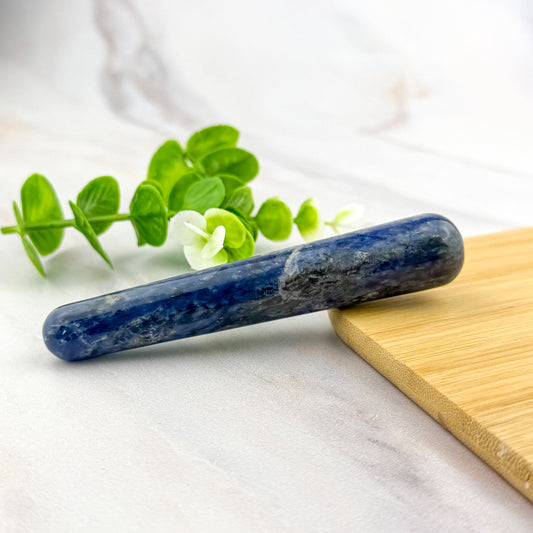 bâton de massage en sodalite