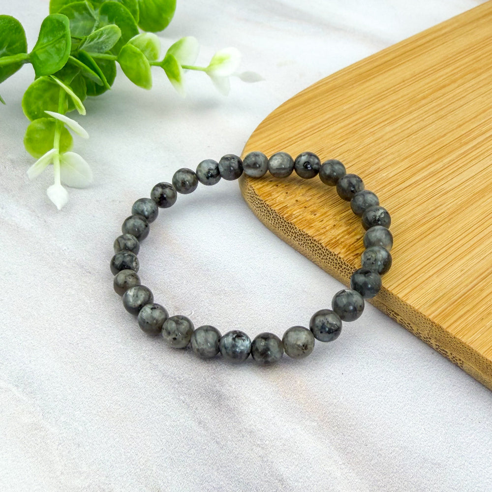 bracelet labradorite noire
