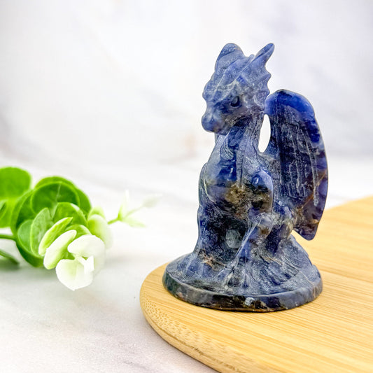 dragon avec des ailes en sodalite