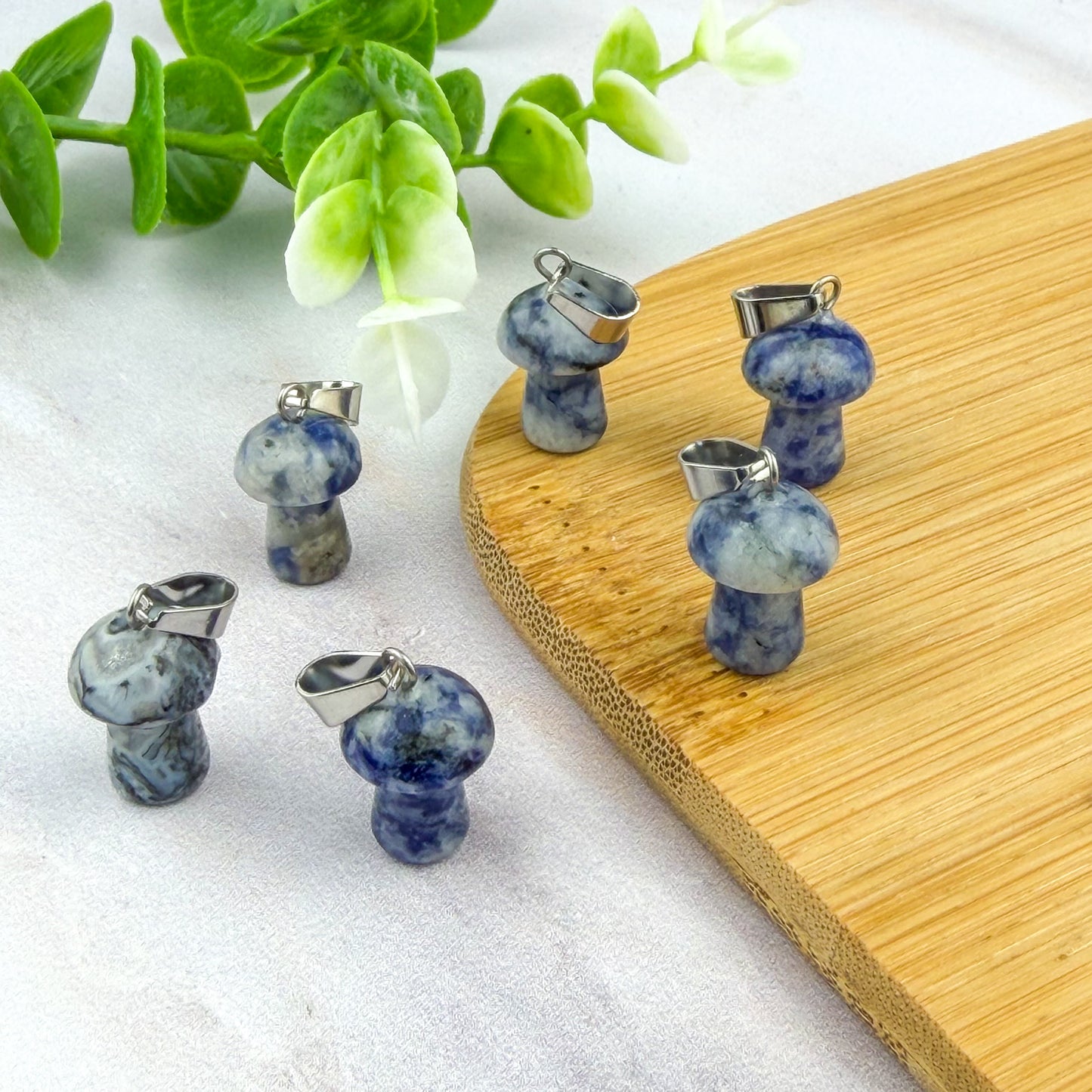 Pendentif champignon en Sodalite