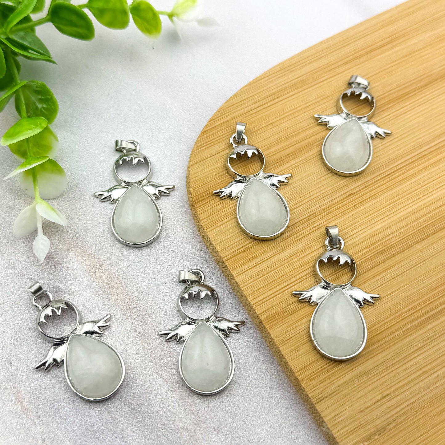 Pendentif ange en Cristal de Roche