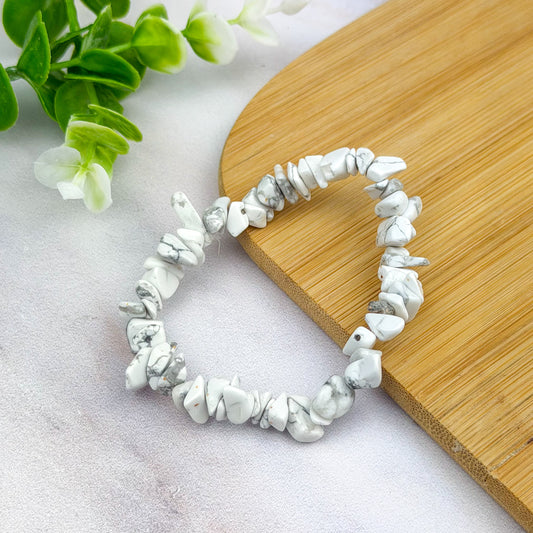 Bracelet baroque en Howlite