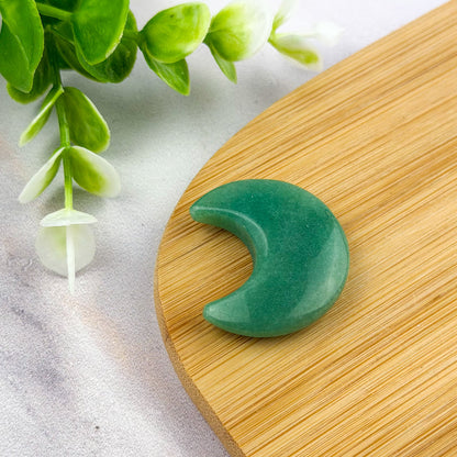 lune en aventurine verte