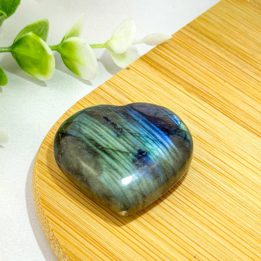 Coeur en labradorite