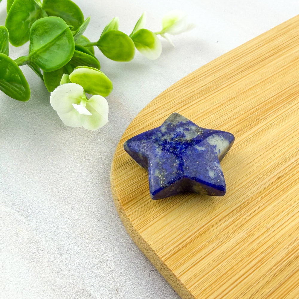 étoile en lapis lazuli