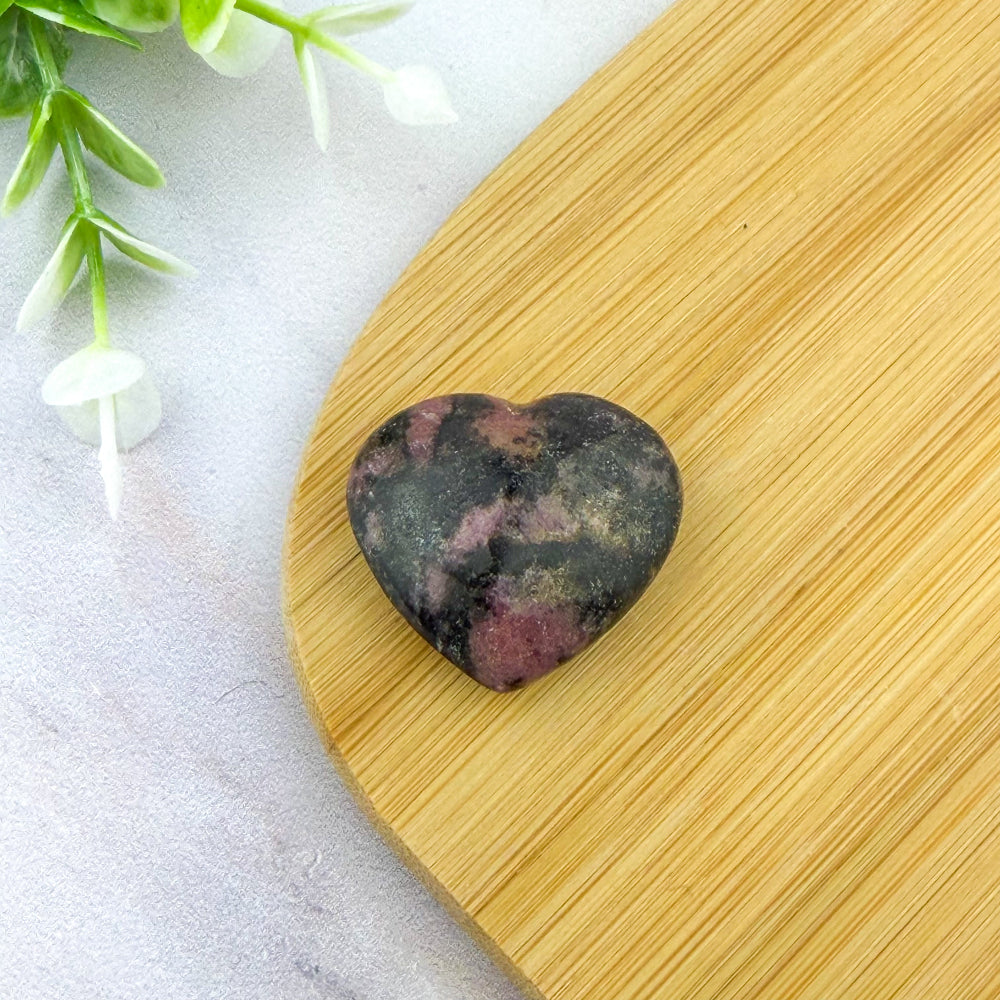 coeur en rhodonite