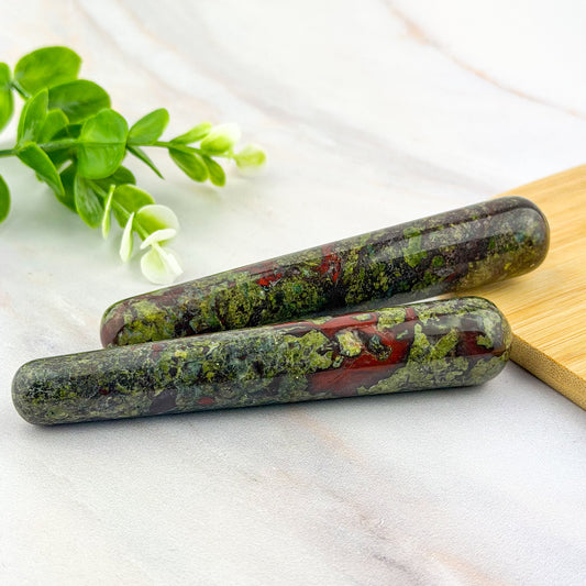 Bâton de massage en jaspe sang de dragon