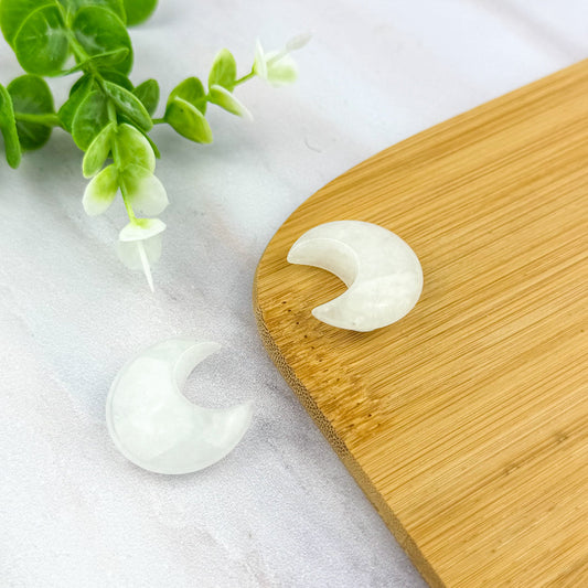 Lune en cristal de roche