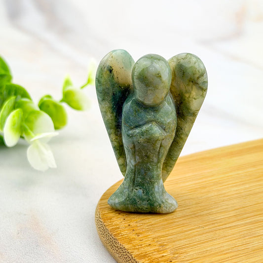 ange en agate mousse