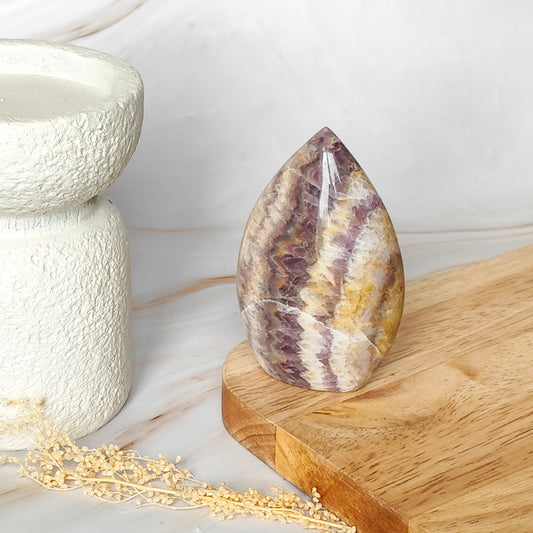 Flamme en Améthyste Chevron