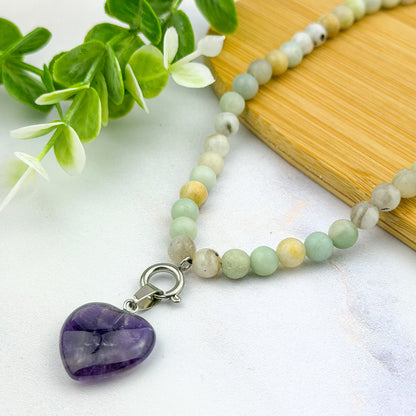 Amazonite et pierre de lune