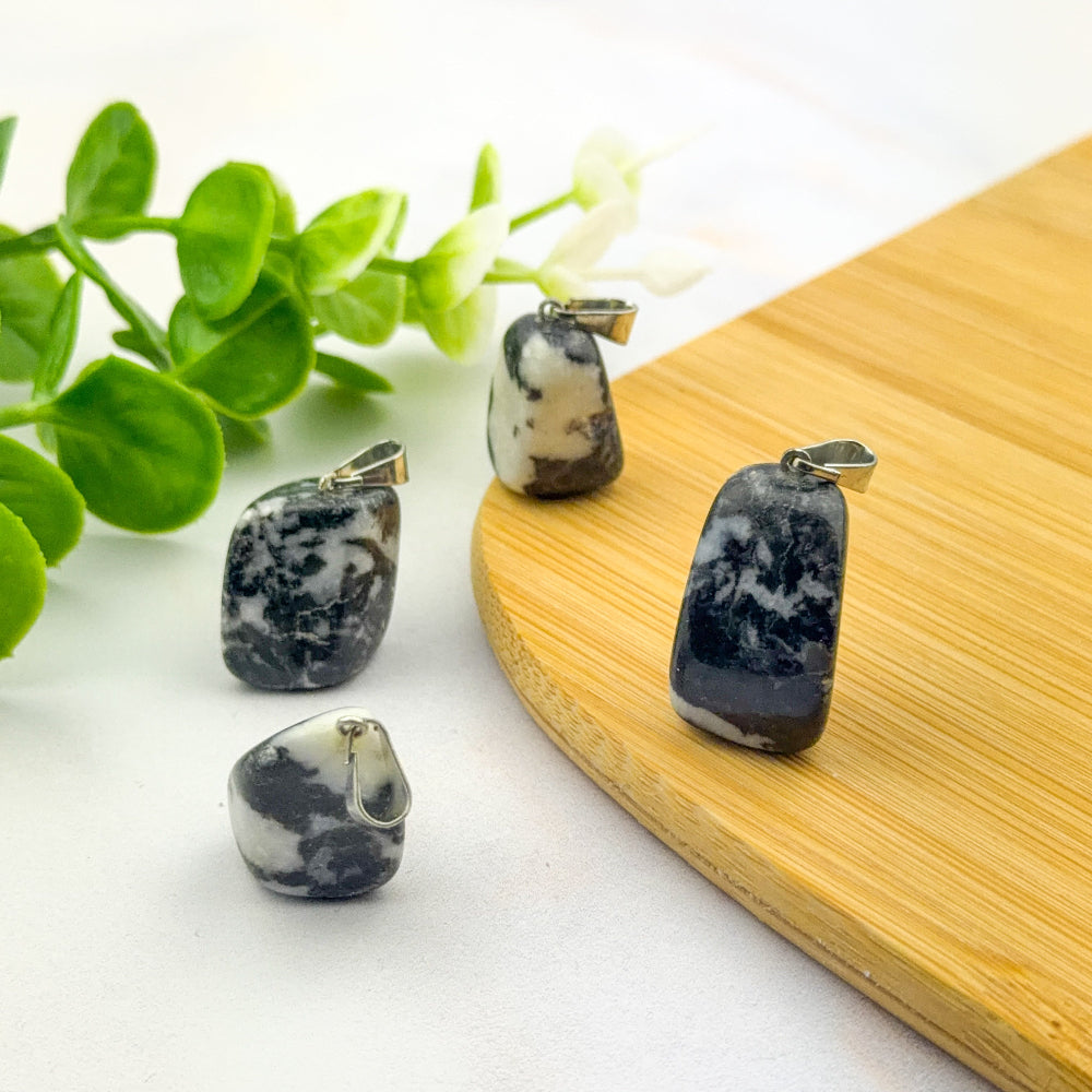 Pendentif en Jaspe Zèbre