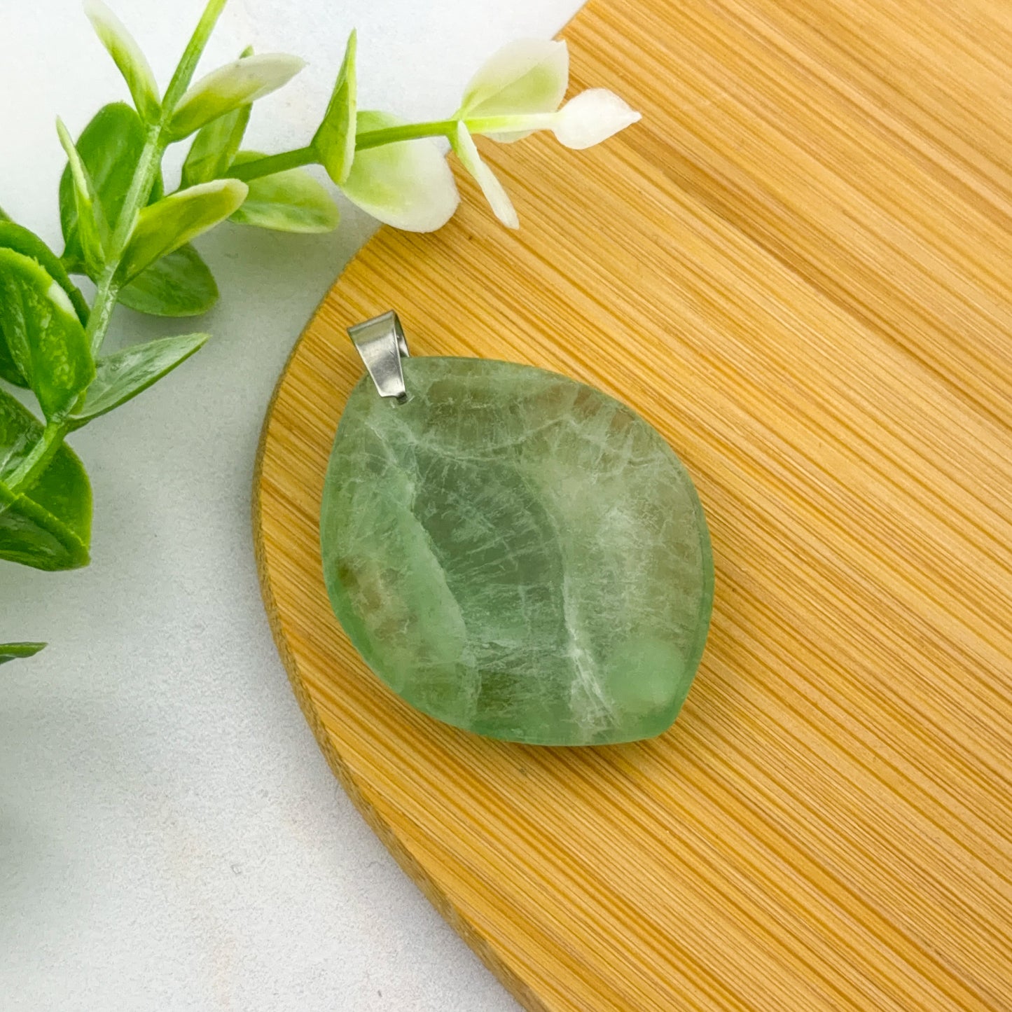 pendentif en Fluorite verte