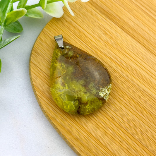 Pendentif en Opale verte