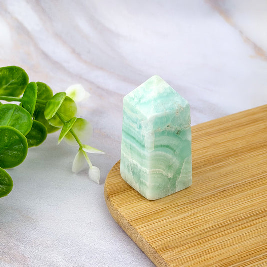 Pointe en Amazonite du Pakistan