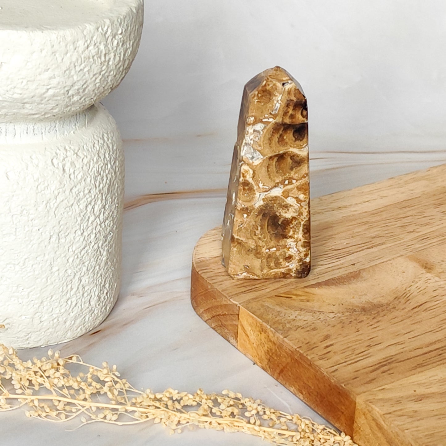 Pointe en Calcite Chocolat