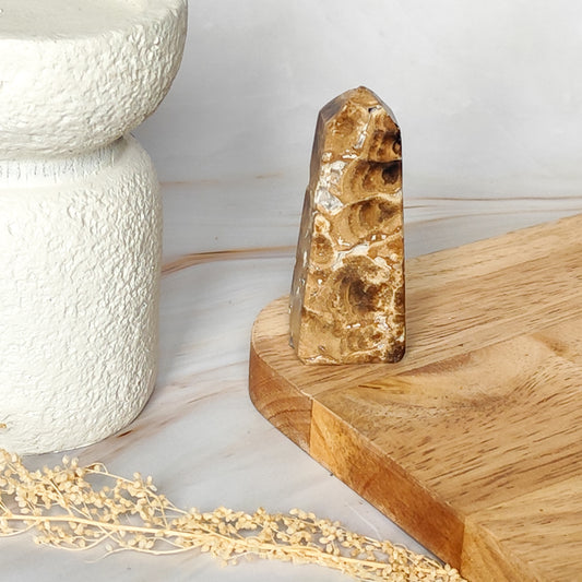 Pointe en Calcite Chocolat