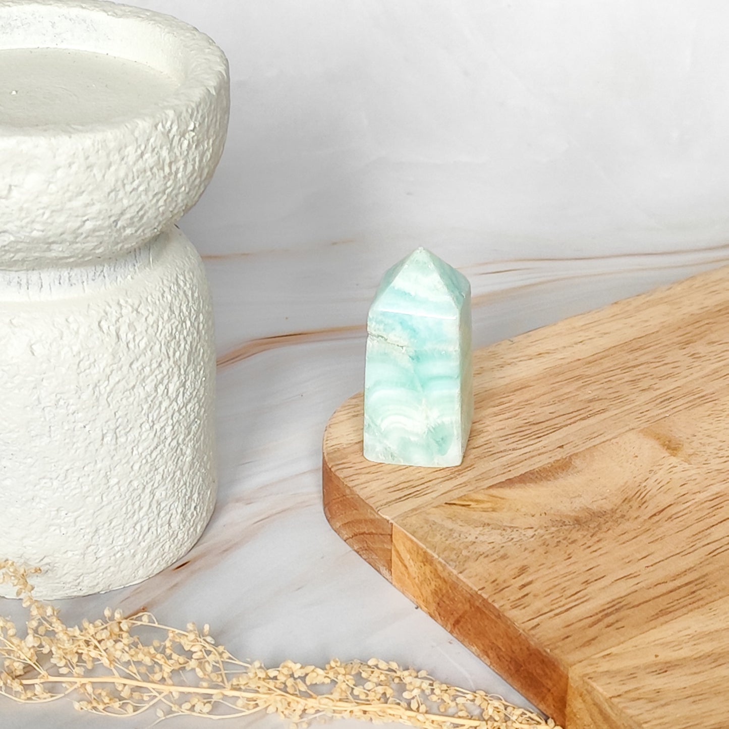 Pointe en Amazonite