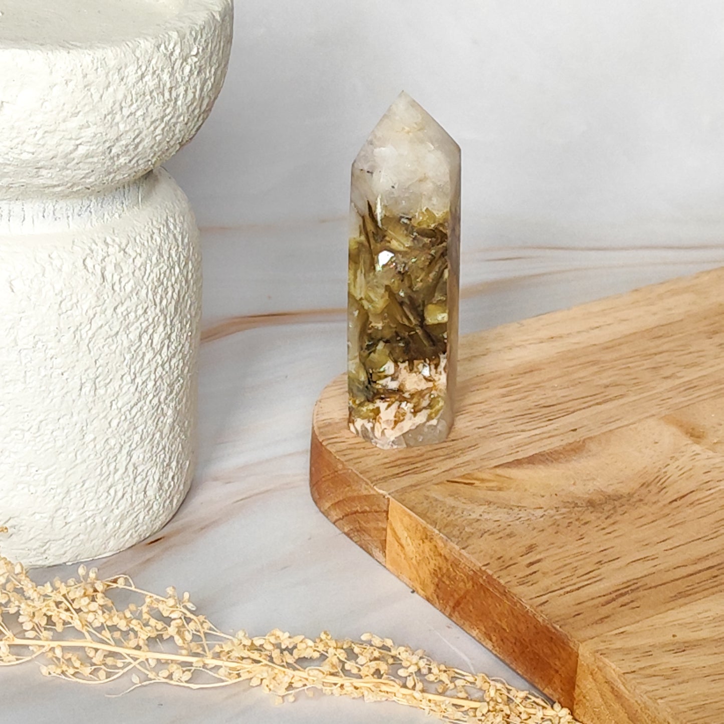 Pointe en Mica doré