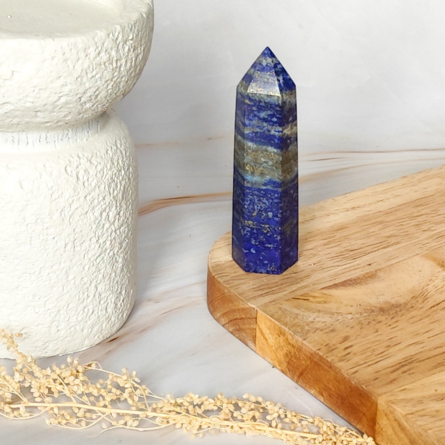 Pointe en Lapis Lazuli
