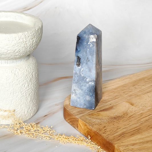 Pointe en Agate Bleue Pacifique