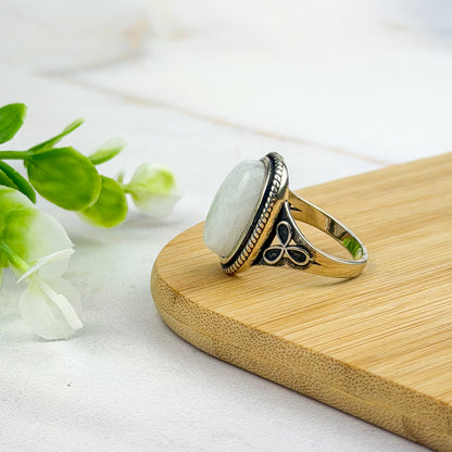 bague en pierre de lune