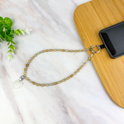 bijou personnalisable en quartz rutilé pour la confiance