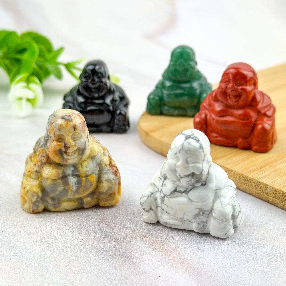 sélection de bouddhas rieurs