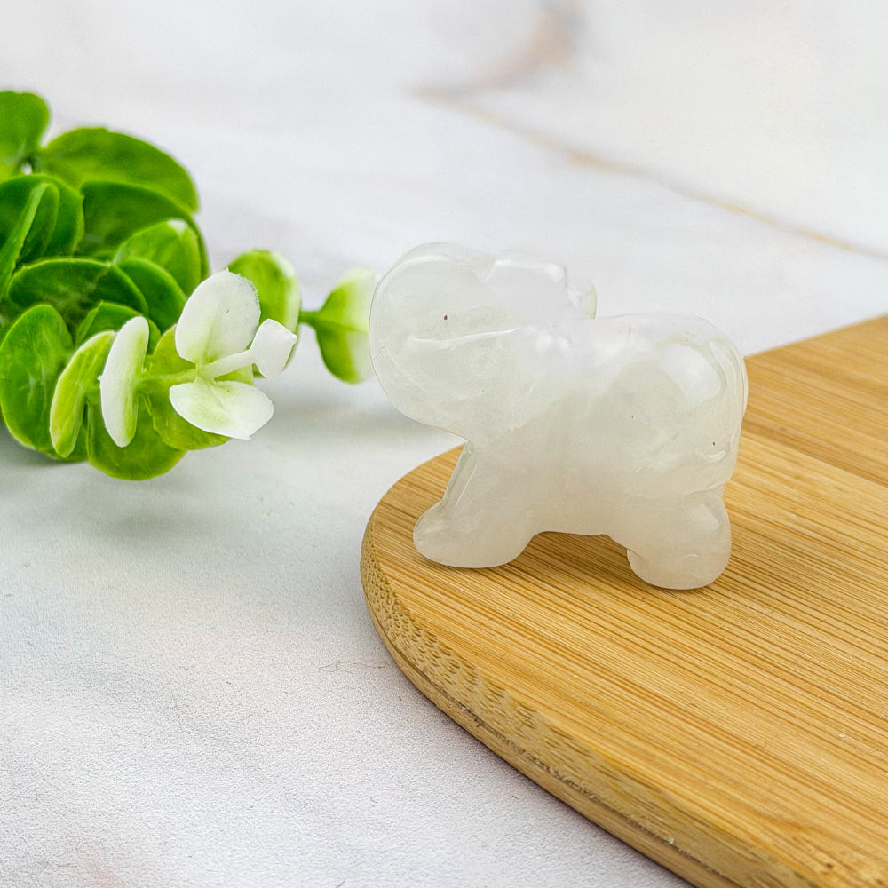 éléphant en cristal de roche