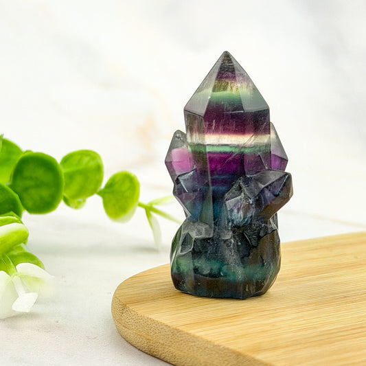Cristaux en fluorite arc en ciel rainbow