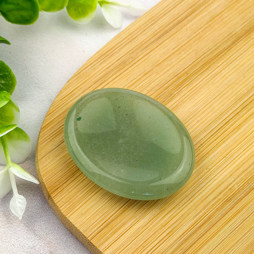 worry stone aventurine verte