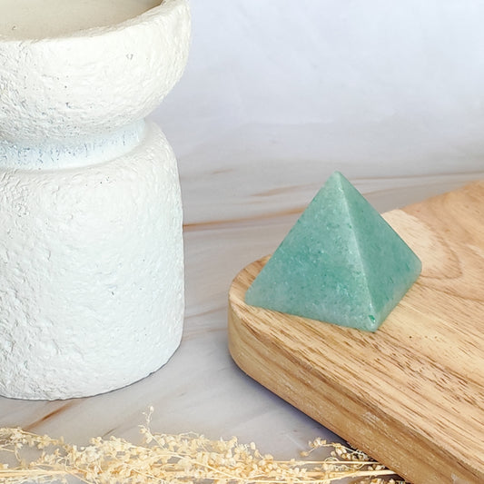 Pyramide en Aventurine Verte