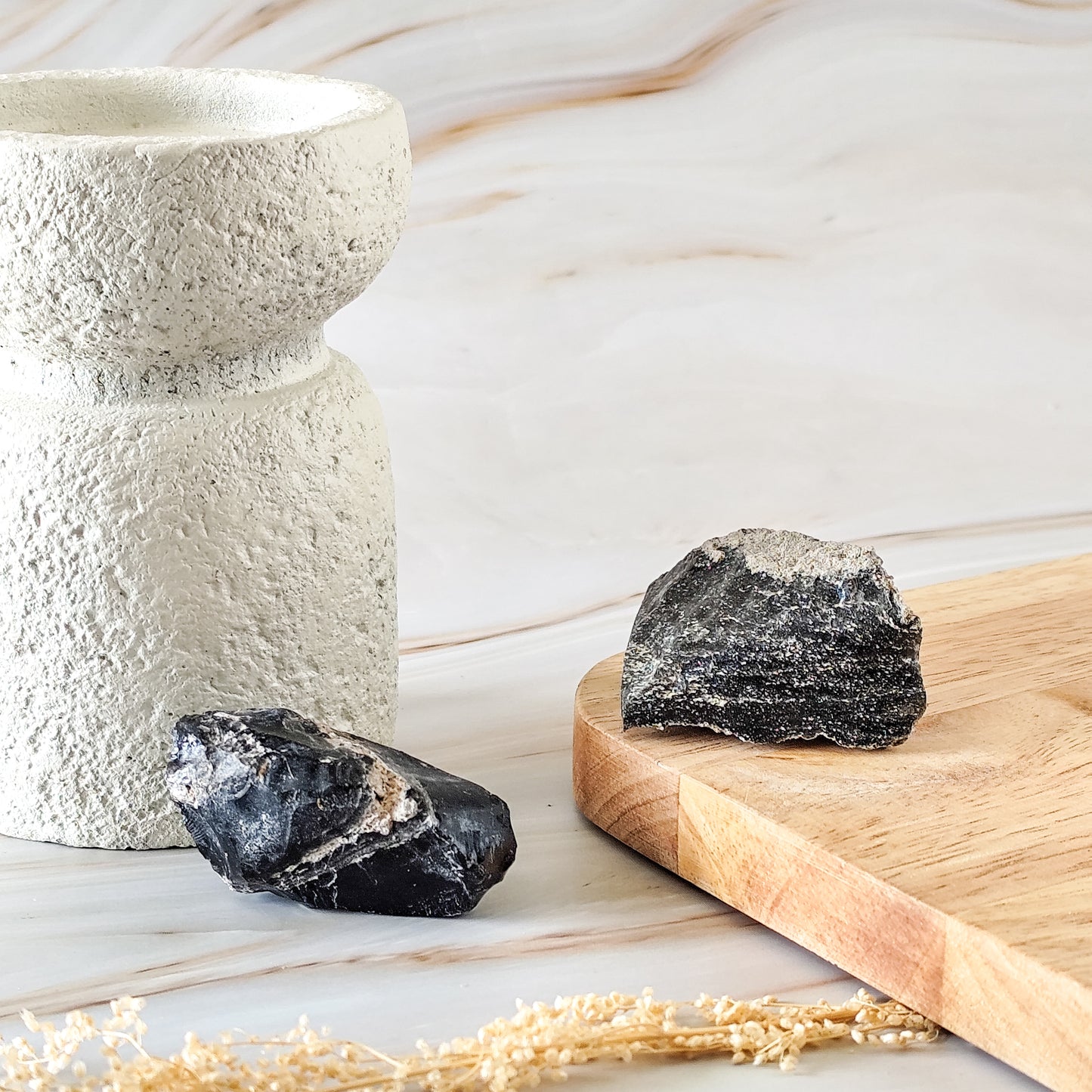 Tourmaline noire brute