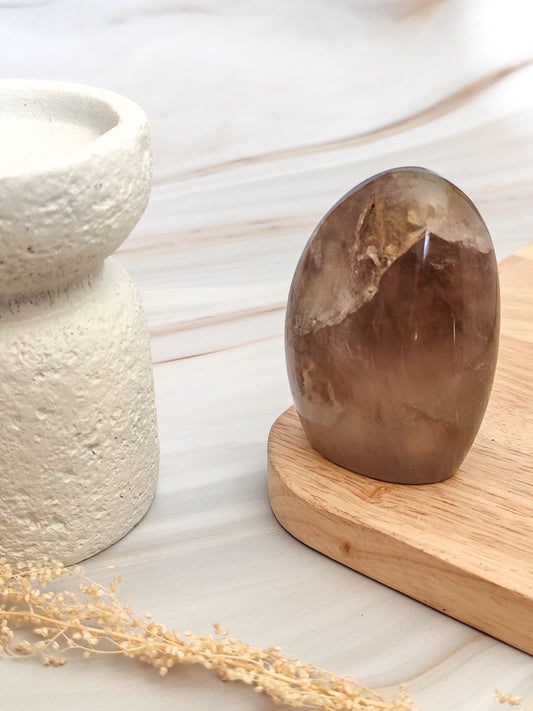 Forme libre en Quartz Fumé