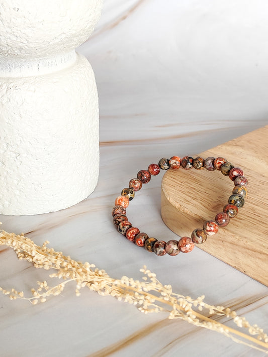 Bracelet en Jaspe Léopard
