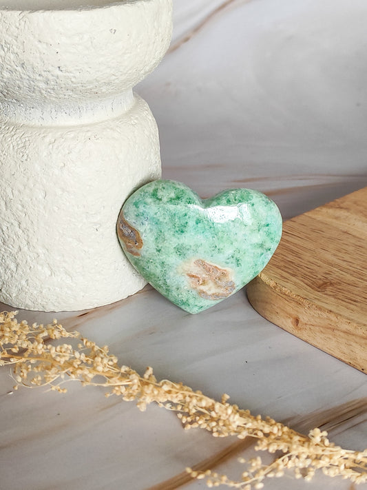 Coeur en Amazonite