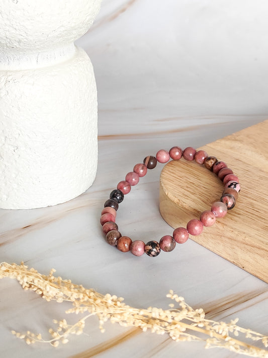 Bracelet en Rhodonite