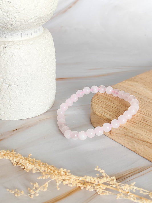 Bracelet en Quartz Rose