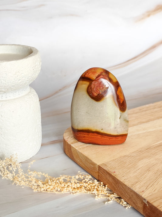 Forme libre en Jaspe Polychrome